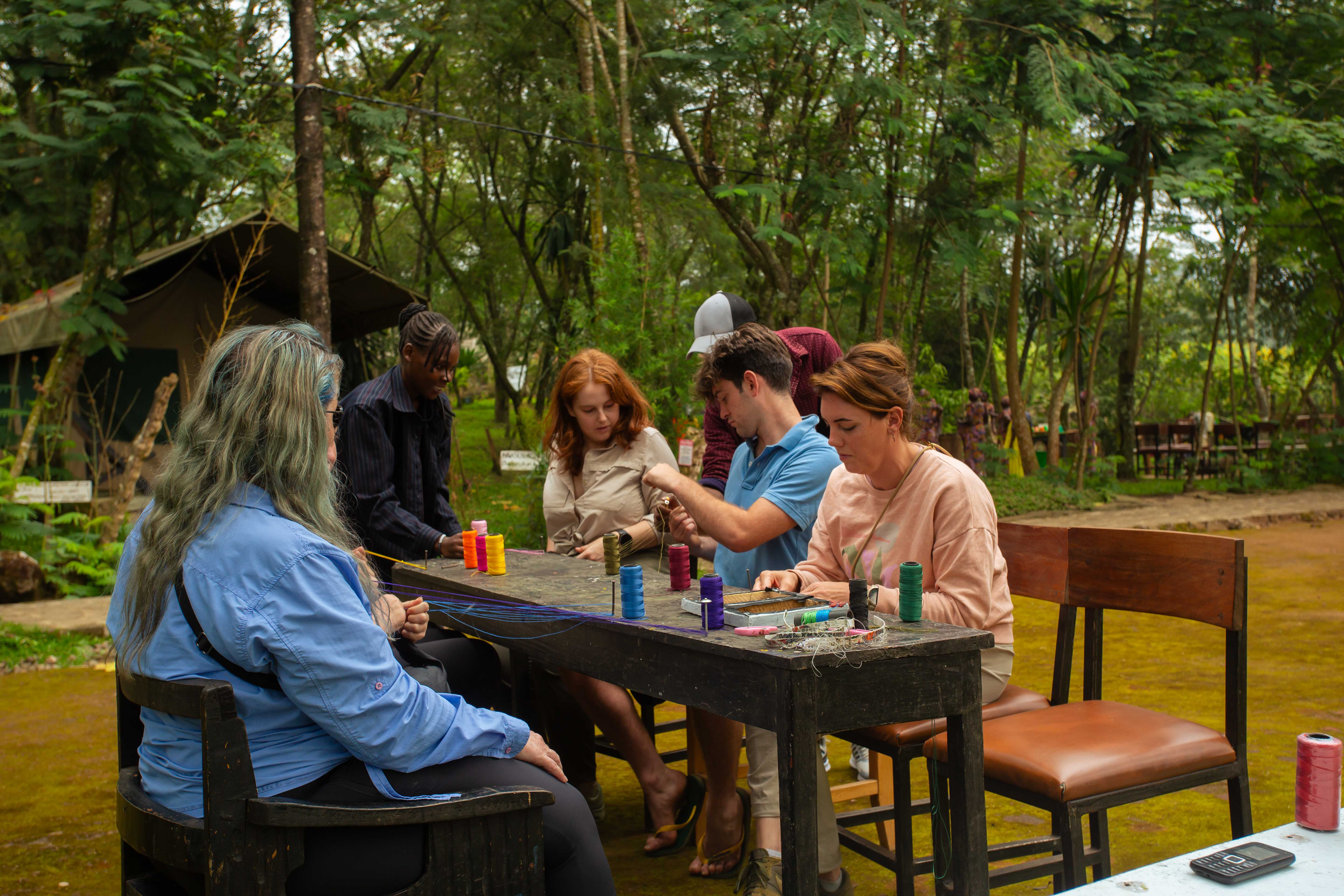Children listening to traditional stories